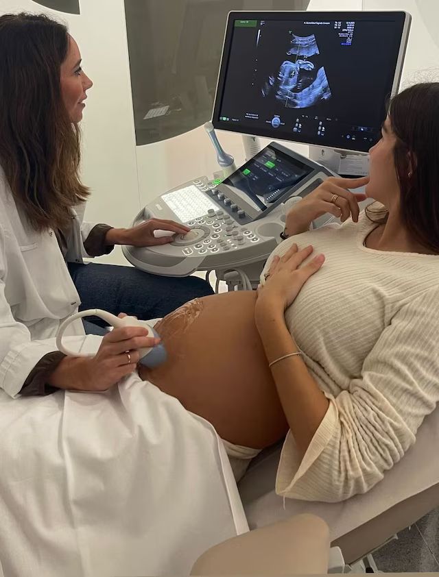 Blanca Llandres en una de sus últimas revisiones médicas