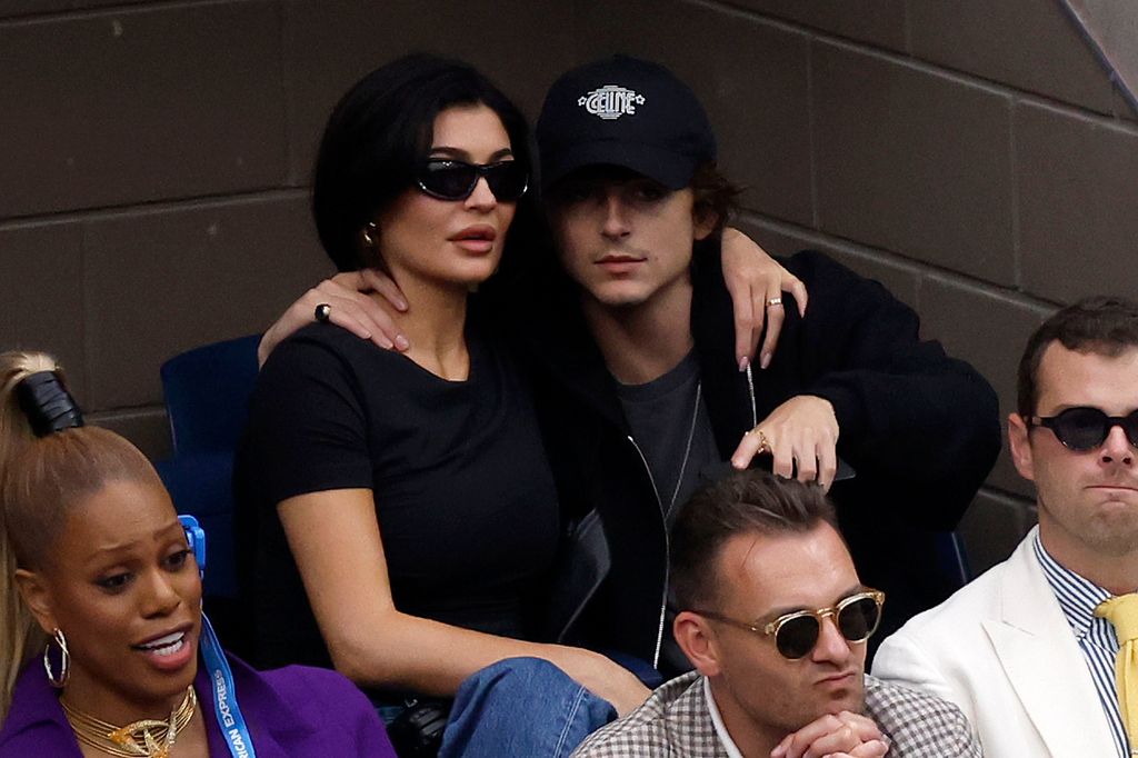 Kylie Jenner y Timothé Chalamet en 2023.