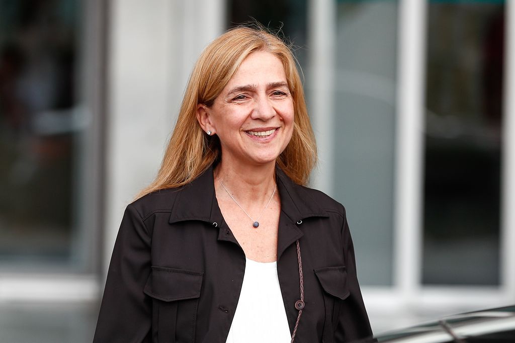 Infanta Cristina en el Hospital de Pozuelo de Alarcon en 2019