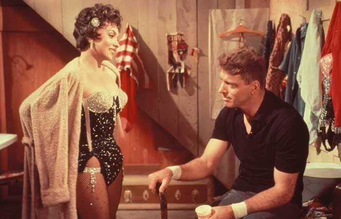 Gina Lollobrigida y Burt Lancaster