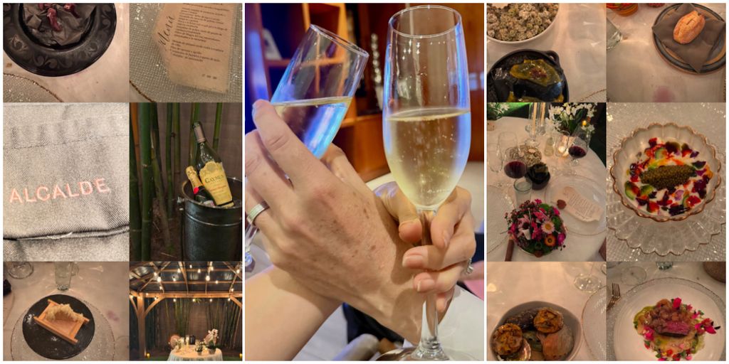 Detalles de la cena de aniversario de América Guinart.