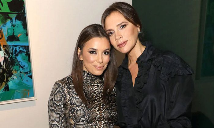 Victoria Beckham junto a Eva Longoria