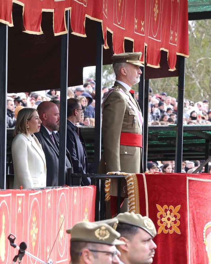Don Felipe en la Tribuna de Honor