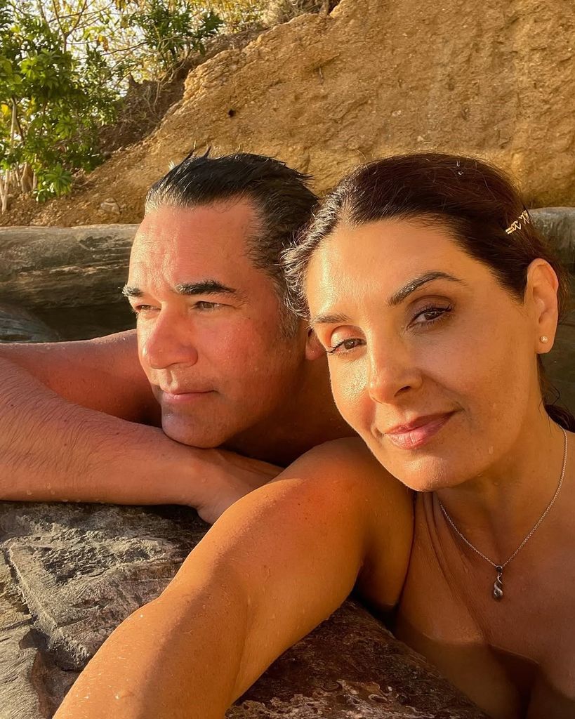 En marzo pasado, Mayrín Villanueva y Eduardo Santamarina 