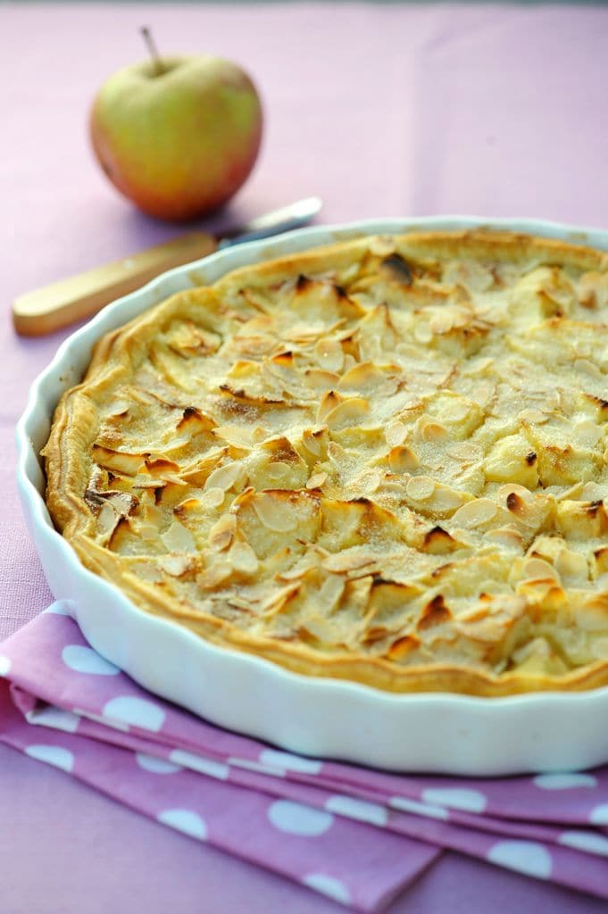 Tarta normanda de manzanas