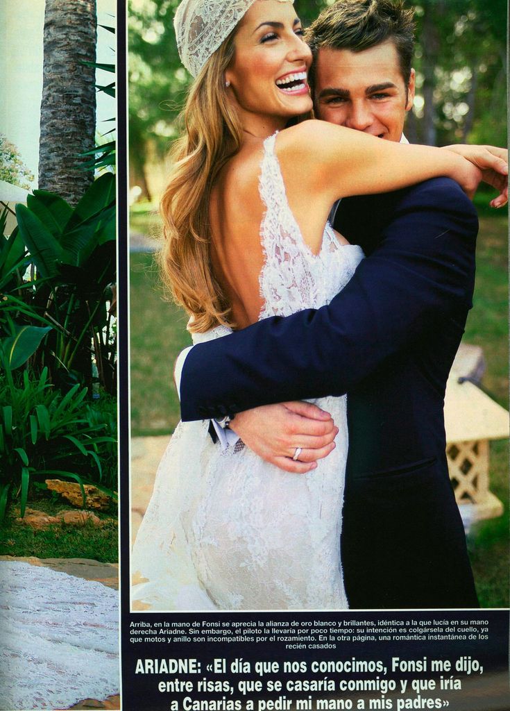 Ariadne Artiles y Fonsi Nieto HOLA PLUS