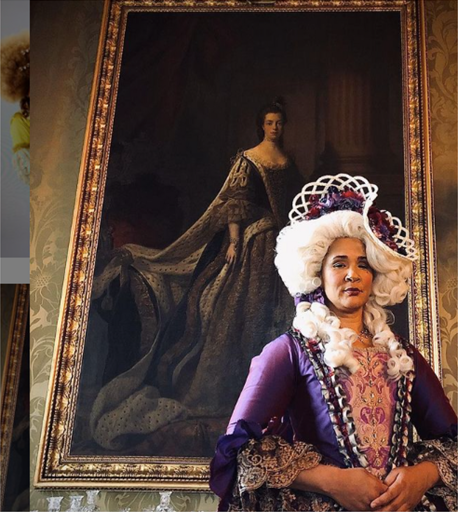 golda rosheuvel es la reina charlotte