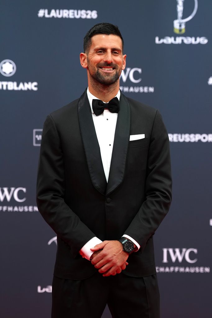 Novak Djokovic en los premios Laureus