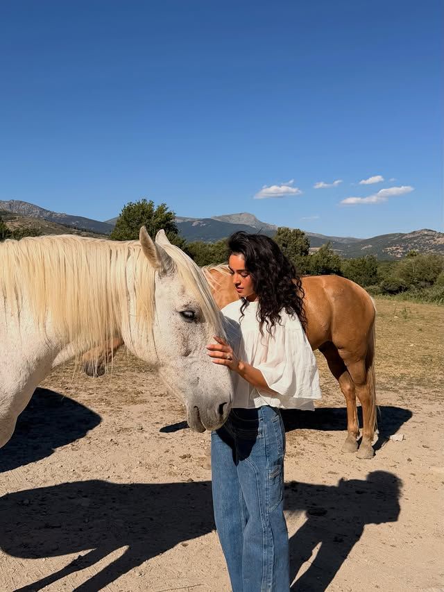 Ale Capetillo tiene un gran cariño por los caballos