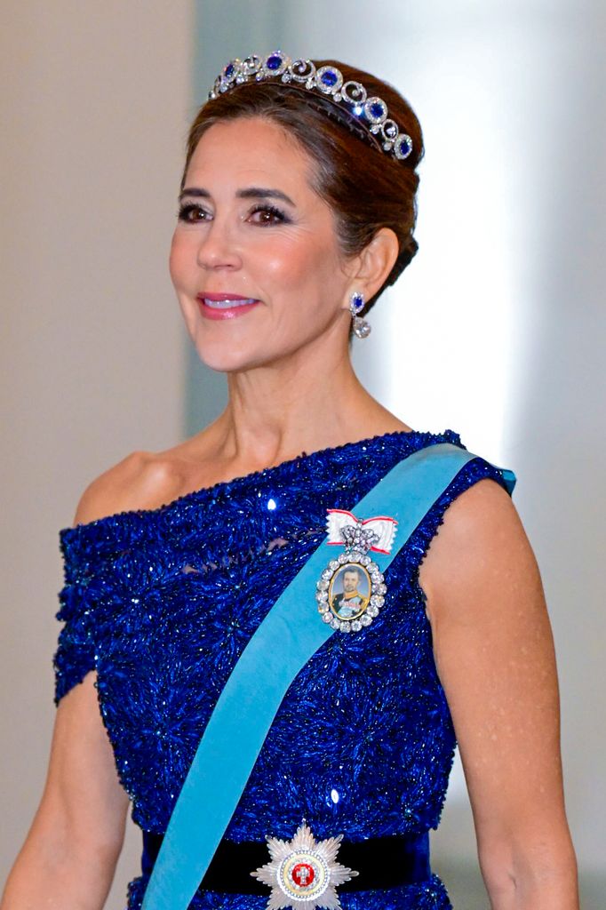 Mary de Dinamarca durante la cena de Estado celebrada en Copenhague con motivo de la visita oficial del presidente de Vietnam, el 19 de octubre de 2026.