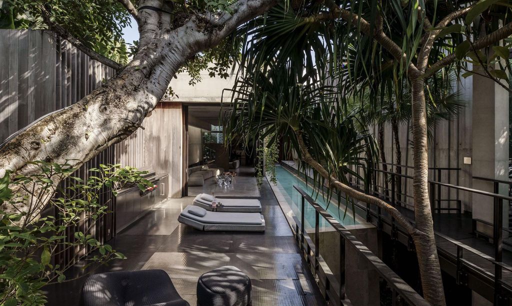 interiores de la casa de avenue prairie de rene gonzalez architects