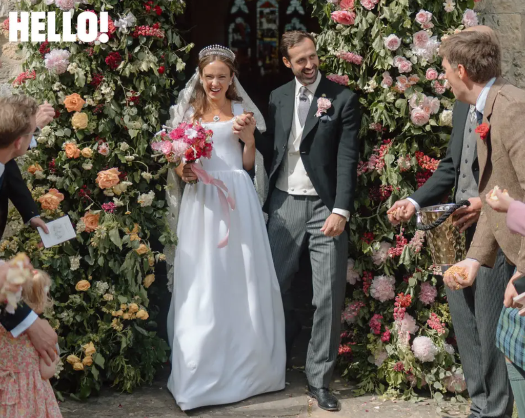Los recién casados, tras darse el 'sí, quiero'