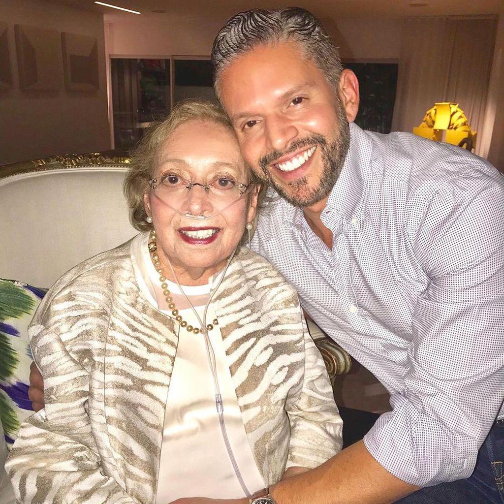 Rodner Figueroa y su mamá