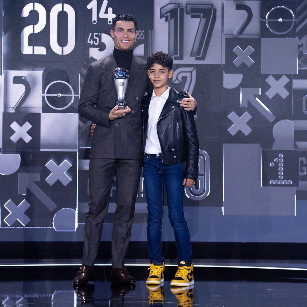 cristiano ronaldo y su hijo