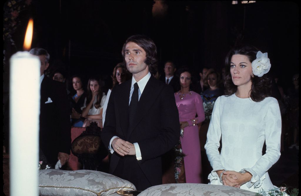 Boda de Raphael y Natalia Figueroa en 1972 Venecia