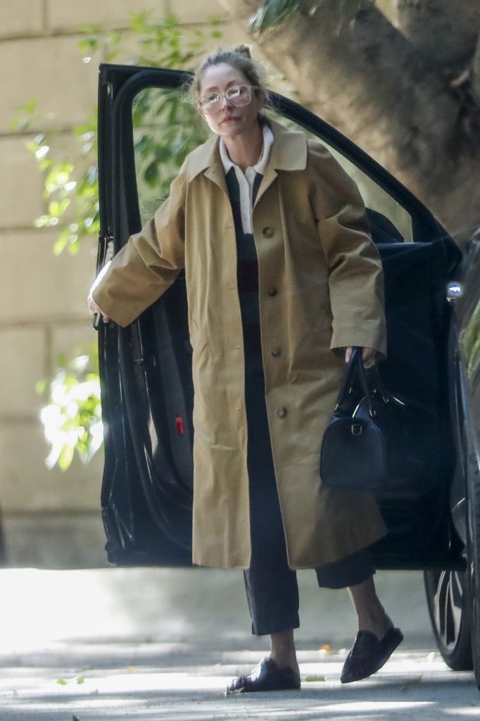 Rebecca Gayheart visitó la casa en West Hollywood donde Eric Dane había estado viviendo antes de su fallecimiento. 