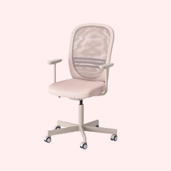 Silla de trabajo con reposabrazos FLINTAN