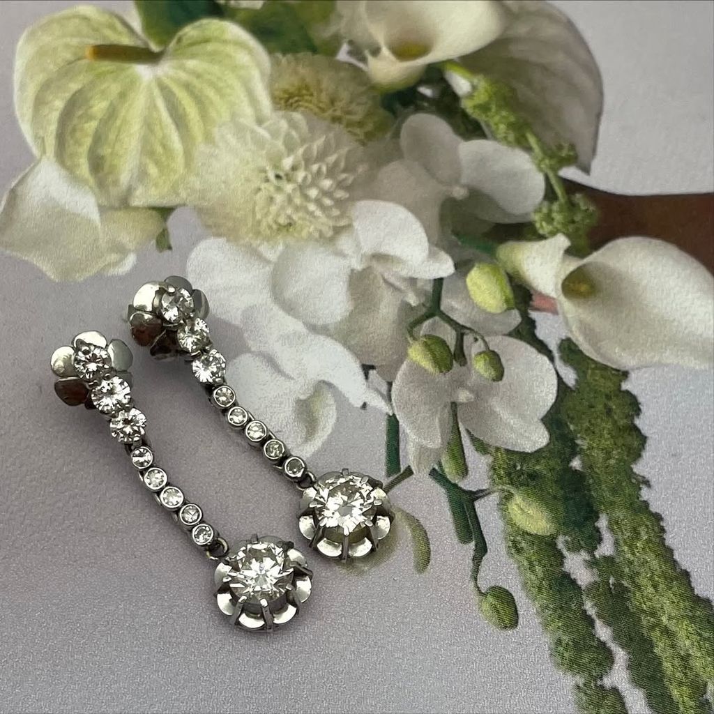 Pendientes antiguos vintage