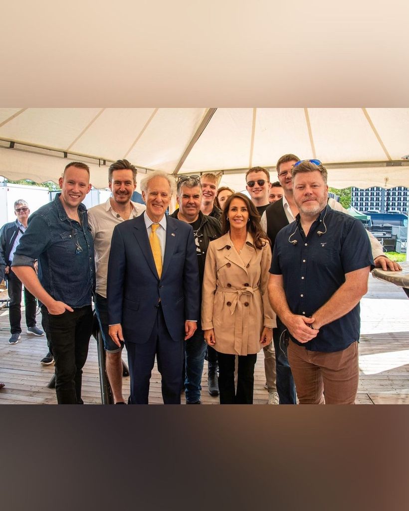 Mary de Dinamarca durante su visita al Festival de Tonder