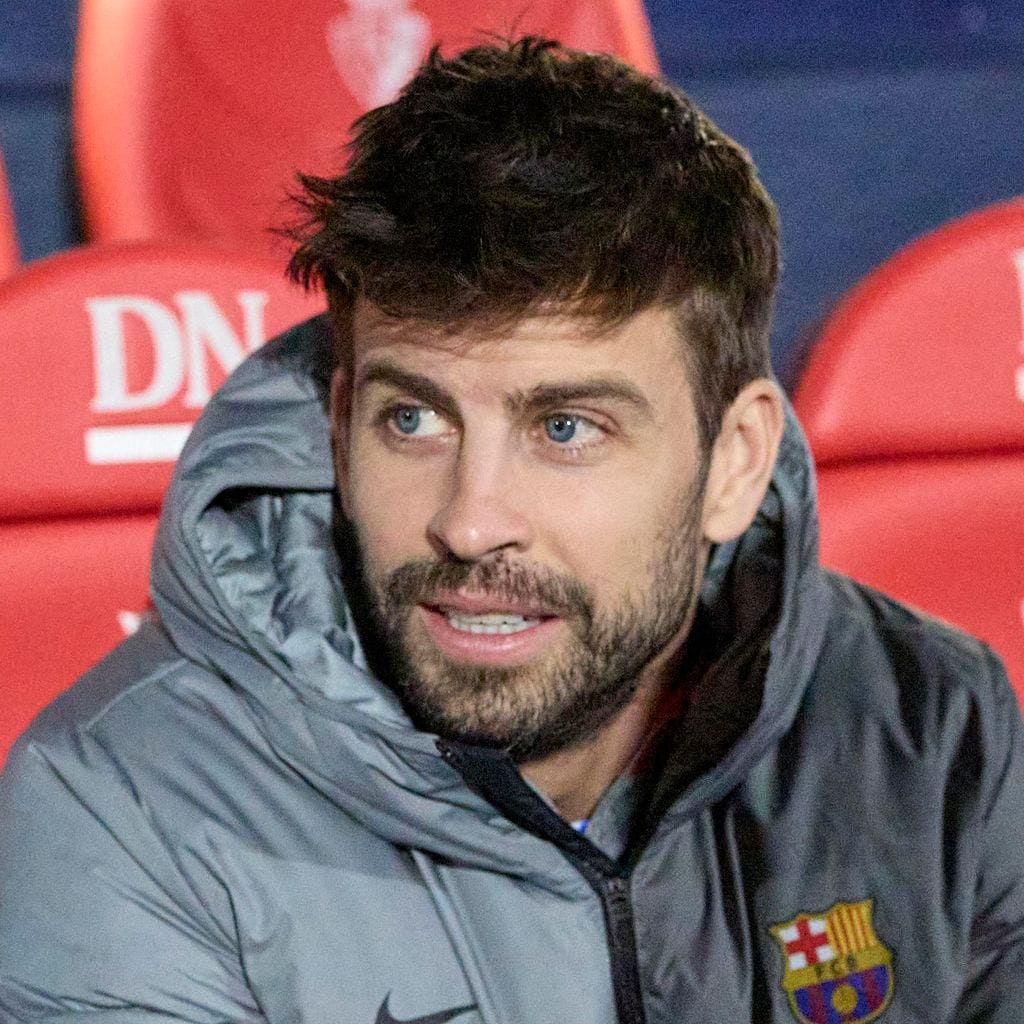 Gerard Piqué (defender; FC Barcelona) seen before the