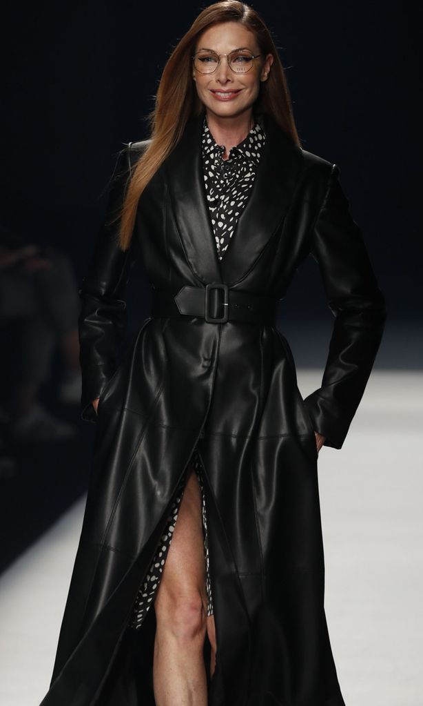 Cristina Piaget en el desfile de L\'Oréal y Ángel Schlesser