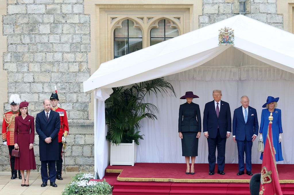 Los príncipes de Gales, el matrimonio Trump y el rey Carlos III y la reina Camilla