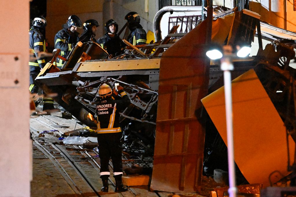 Accidente del funicular de Gloria en Lisboa