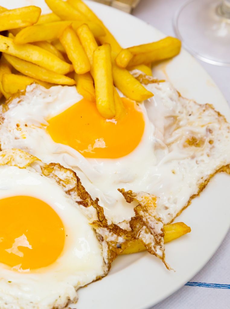 Huevos fritos con patatas, una 'debilidad' gastro para Luis de la Fuente. 