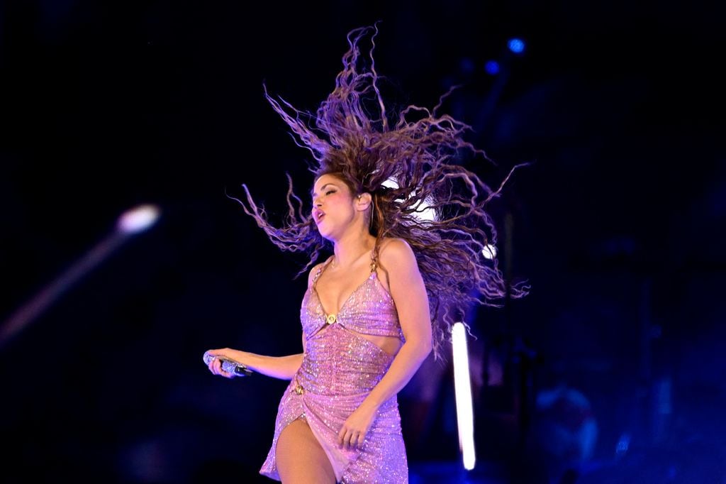 Shakira se entregó en cada una de las presentaciones que ofreció en el Estadio GNP Seguros