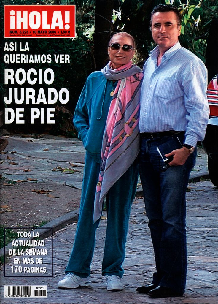 Portada de ¡HOLA! de Rocío Jurado y Ortega Cano cuando estaba enferma