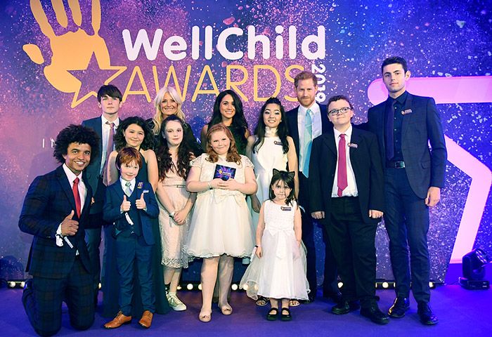 Harry y Meghan en los premios Wellchild