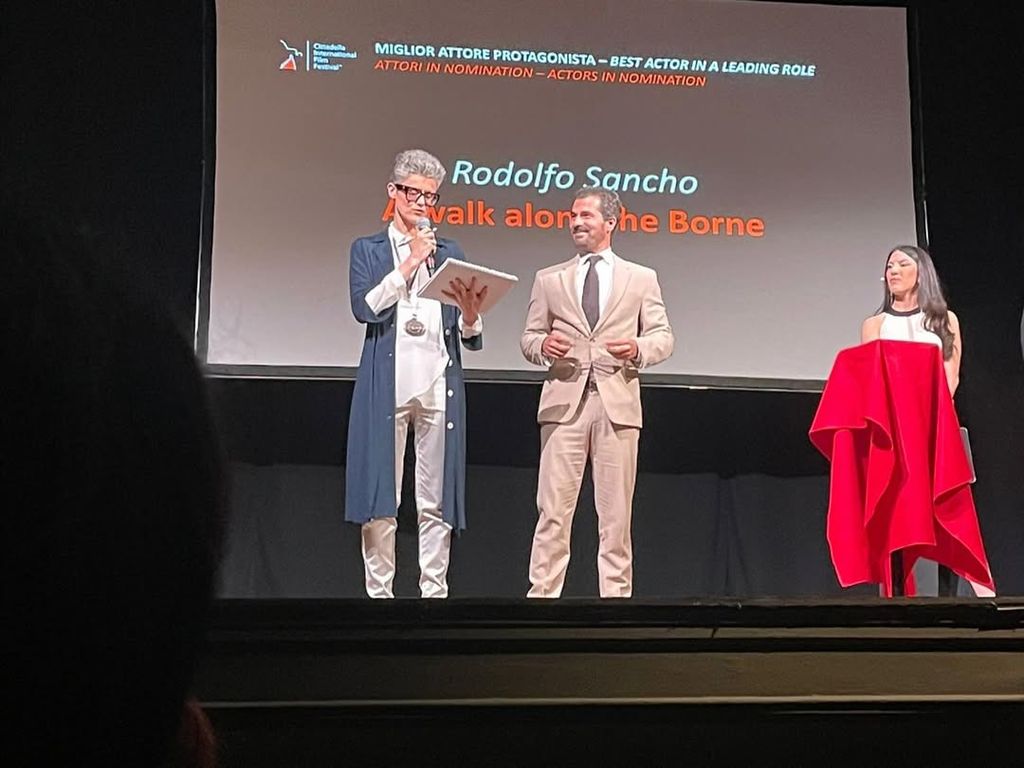 Rodolfo Sancho recibe un nuevo premio en Italia