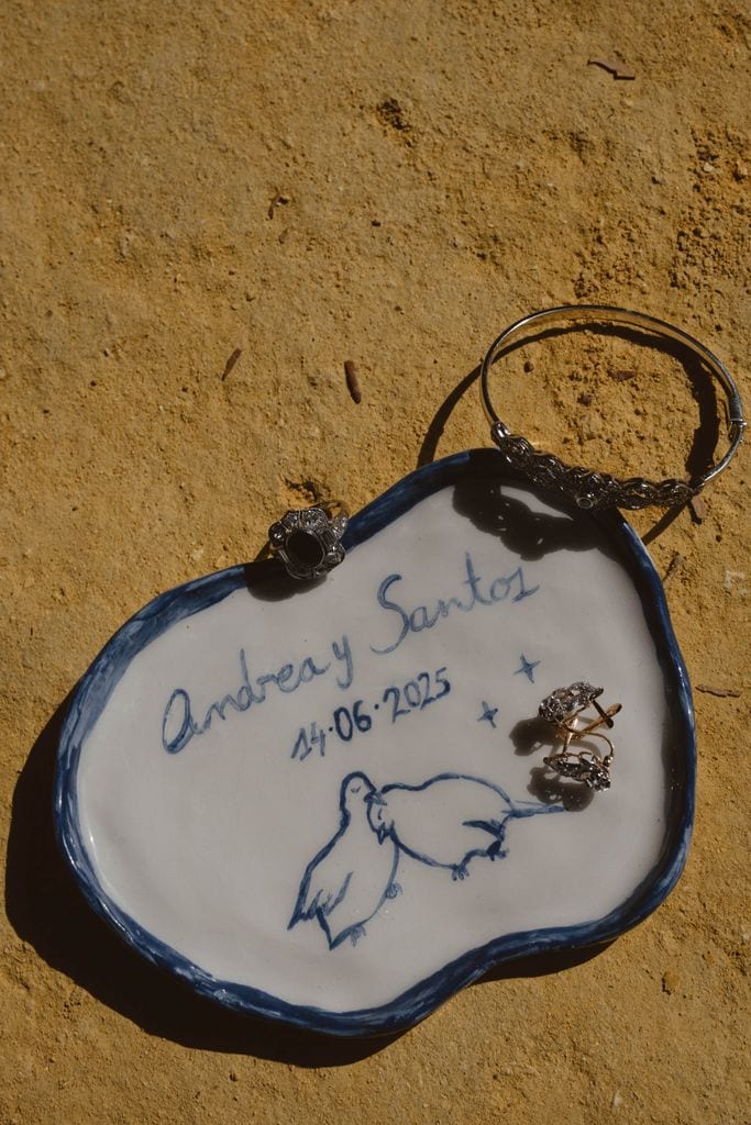 Boda Santos y Andrea joyas