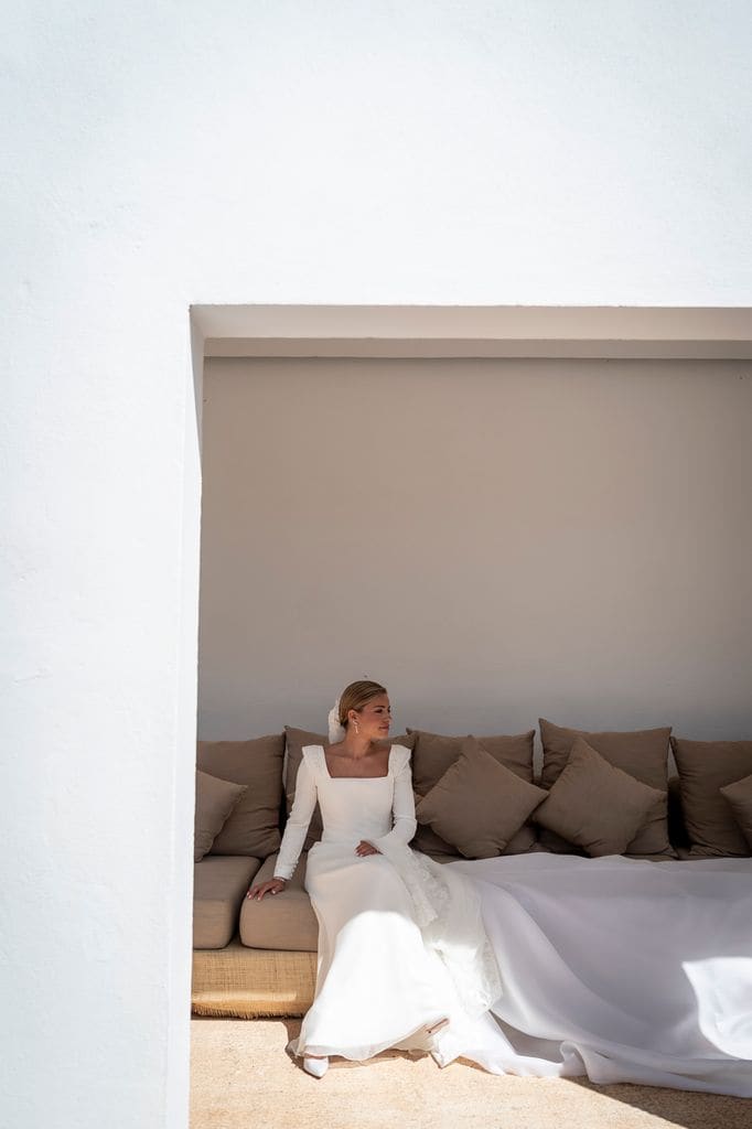 Vestido de novia Navascués boda Menorca
