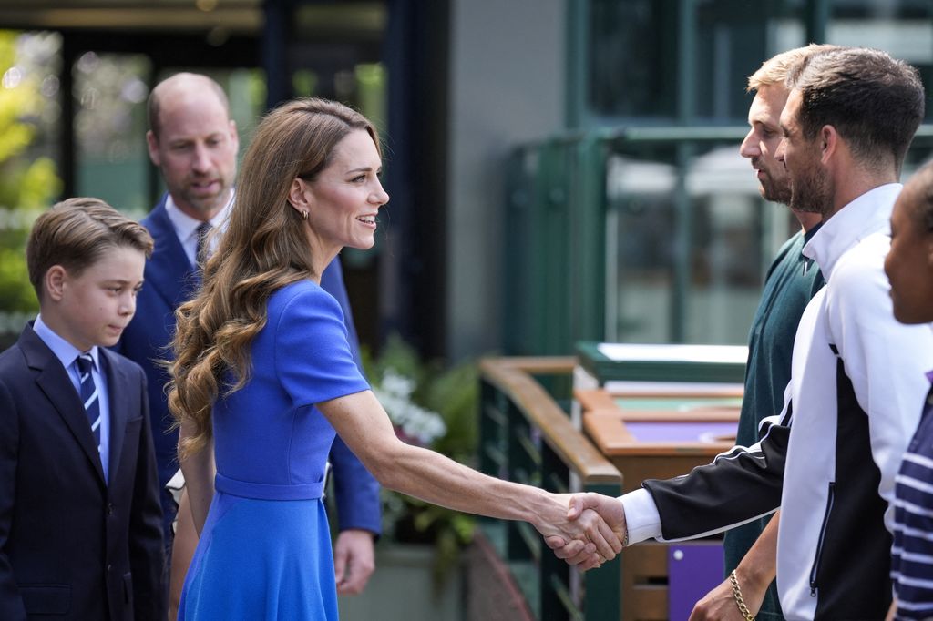 Familia real británica en Wimbledon 2025   