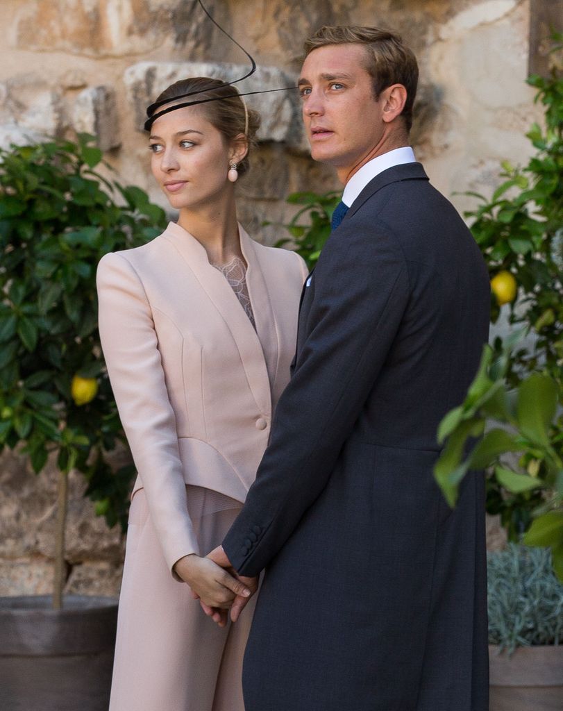 Pierre Casiraghi y Beatrice Borromeo en la boda del príncipe Félix de Luxemburgo y Claire Lademacher