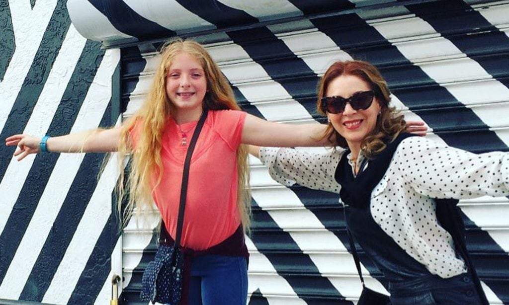 Edith González y su hija, Constanza