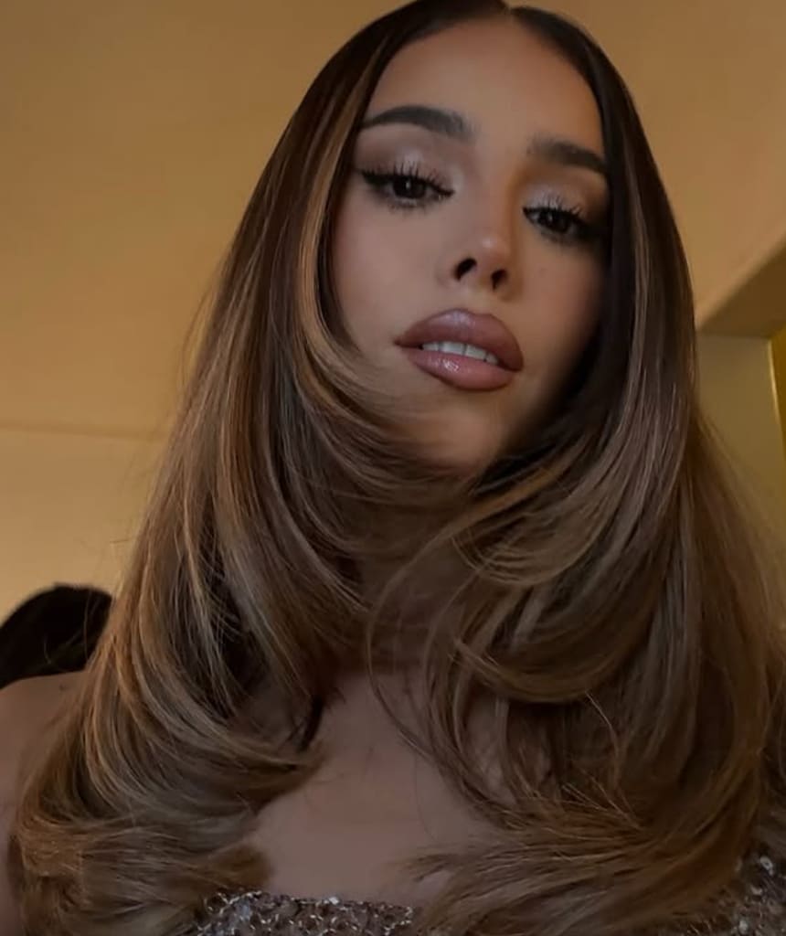 Danna presume su nueva melena en redes sociales.