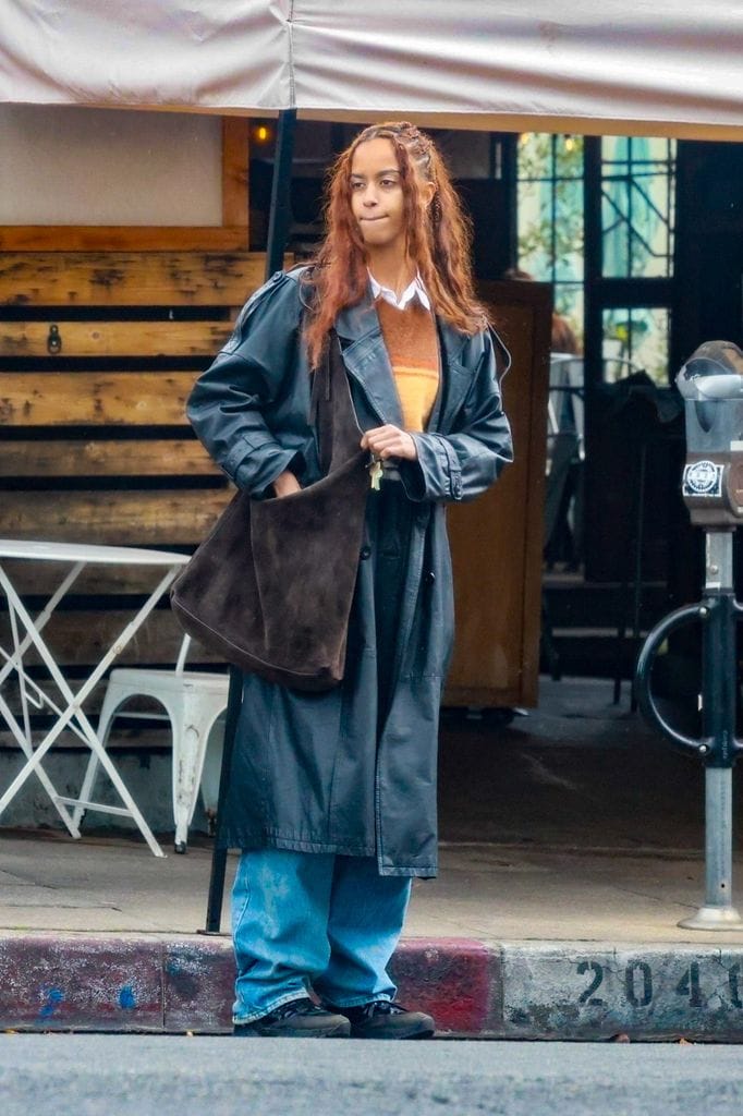 El look preppy de Malia 