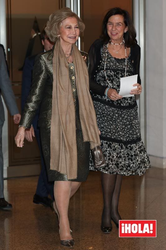 reina Sofía y Claro Pardo