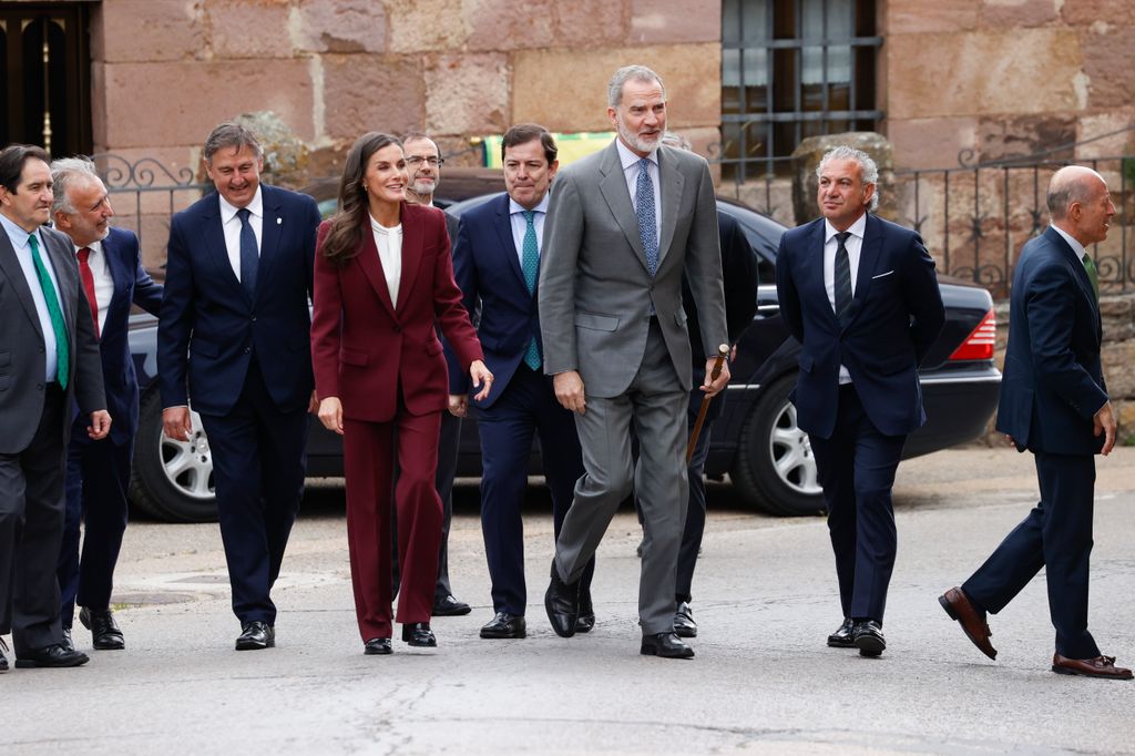 FELIPE Y LETIZIA VISITAN BRASOÑERA, CON MOTIVO DE LA CONMEMORACIÓN DEL 1200º ANIVERSARIO DE SU FUERO. 