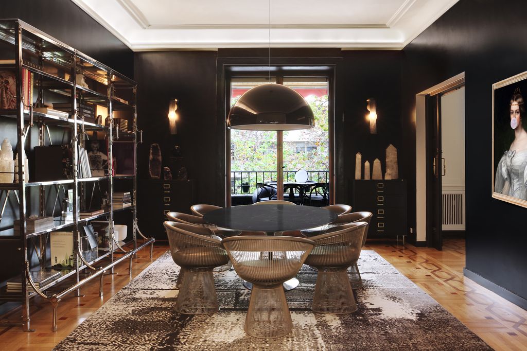 Silla ‘Platner’, de Knoll, para comedores bohemios