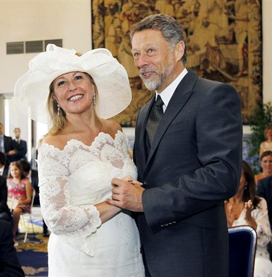Los felices recién casados