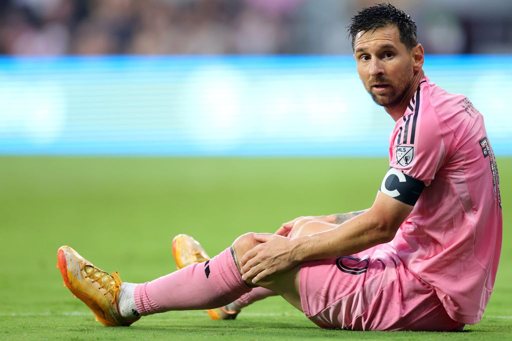 El delantero argentino, en su último partido con el Inter Miami