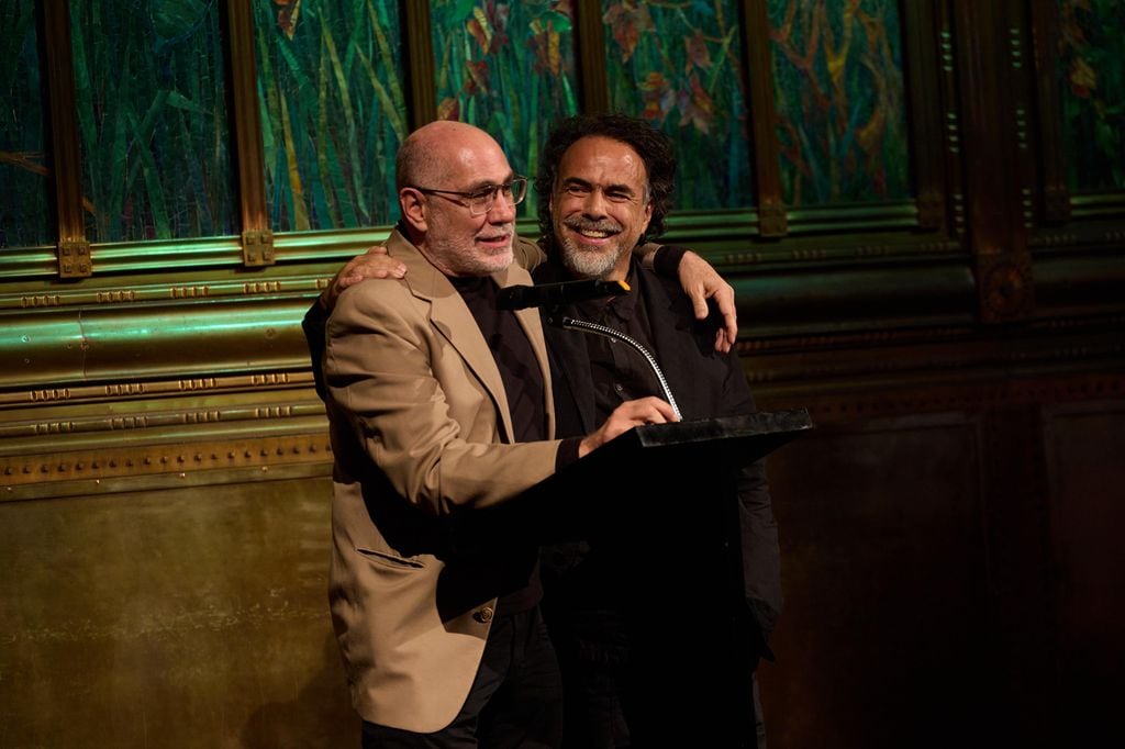 Alejandro González Iñárritu presentó a Guillermo Arriaga como su "hermano".