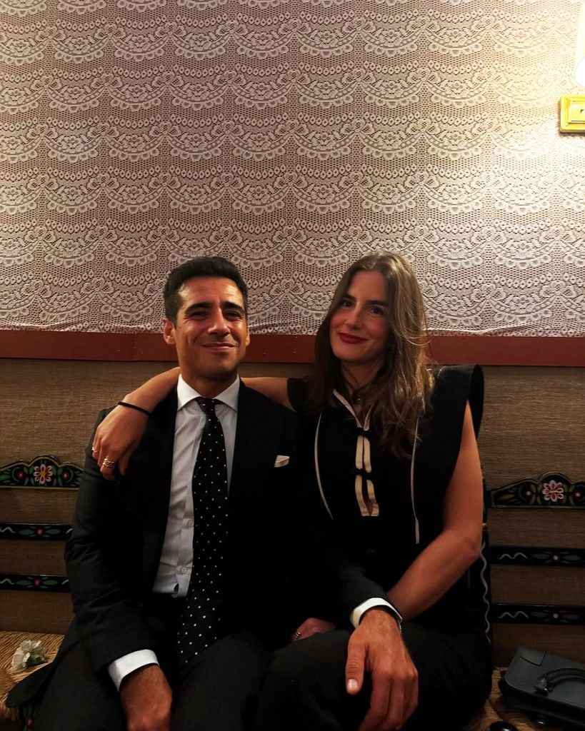 Blanca Llandres y Alberto Herrera en la Feria de Sevilla