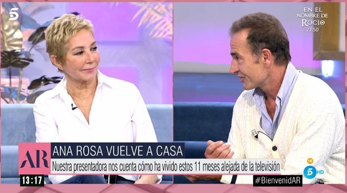 Ana Rosa Quintana y Alessandro Lecquio