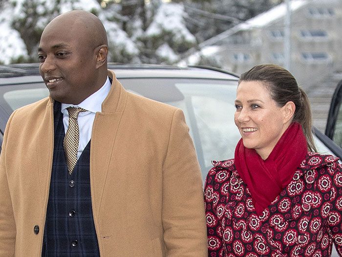 Imagen de Marta Luisa de Noruega con su prometido Durek Verret