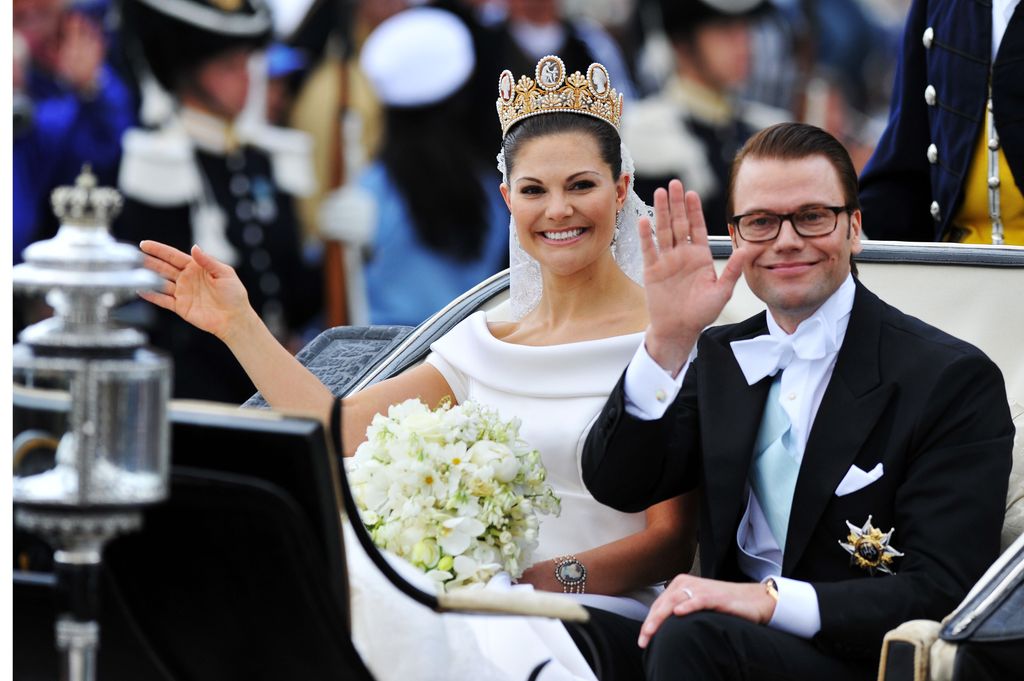 Boda de Victoria de Suecia y Daniel Westling en estocolmo
