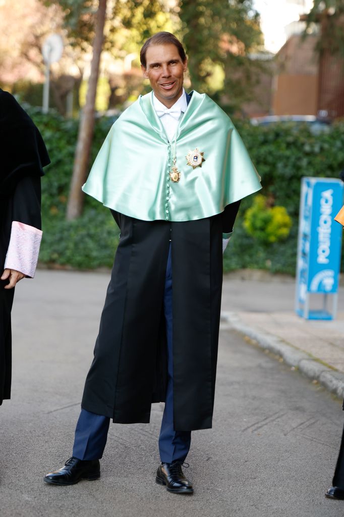 Rafa Nadal, en la Universidad Politécnica de Madrid